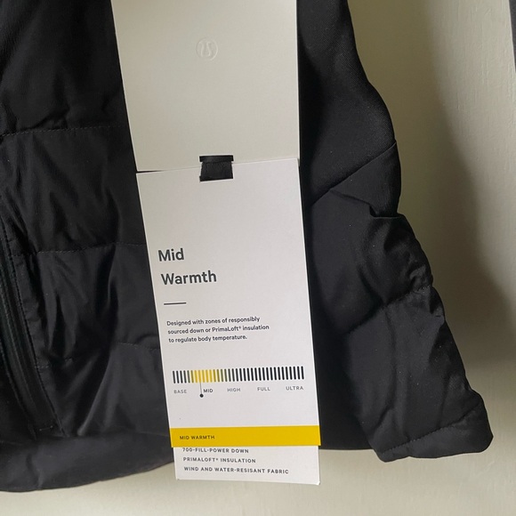 NWT Lululemon down for it all jacket black - Picture 5 of 16